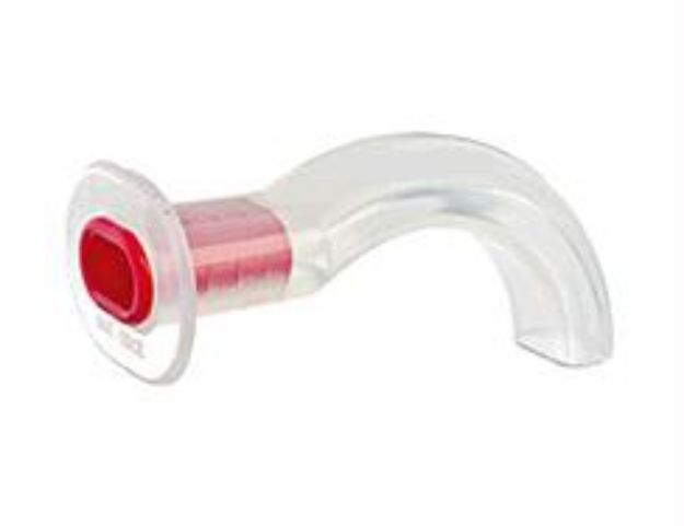 Guedel Airway, size 4, red, 10cm, adult